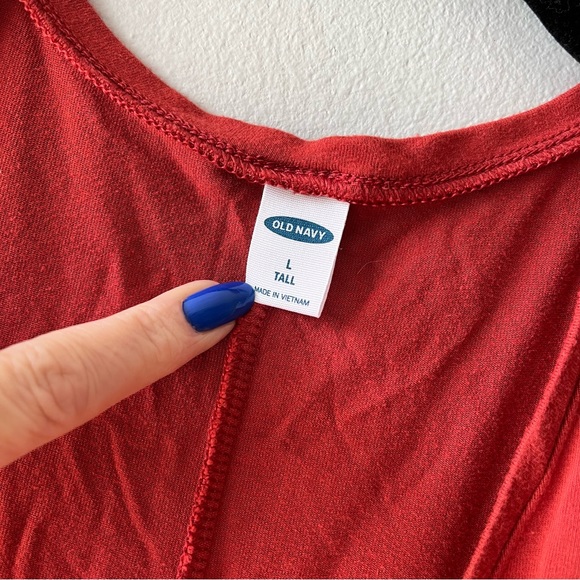 Old Navy•Cinnamon Romper•Sz LTall - Picture 3 of 6